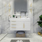 Boreal 36" Floating Bathroom Vanity (Left Drawers)