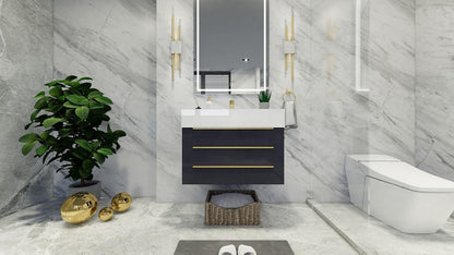 Boreal 30" Floating Bathroom Vanity