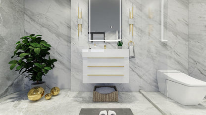 Boreal 30" Floating Bathroom Vanity