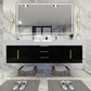 Boreal 72" Double Sink Floating Bathroom Vanity (Middle Drawers)