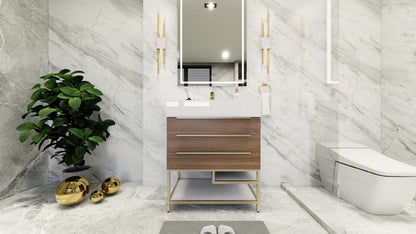 Boreal 30“ Freestanding Bathroom Vanity