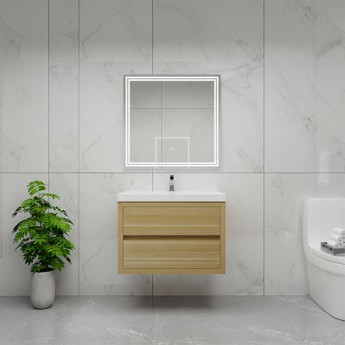 Elysia 30" Floating Bathroom Vanity