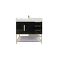 Boreal 36" Freestanding Bathroom Vanity (Right Drawers)