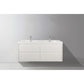 Erba 48" Double Sink Floating Bathroom Vanity