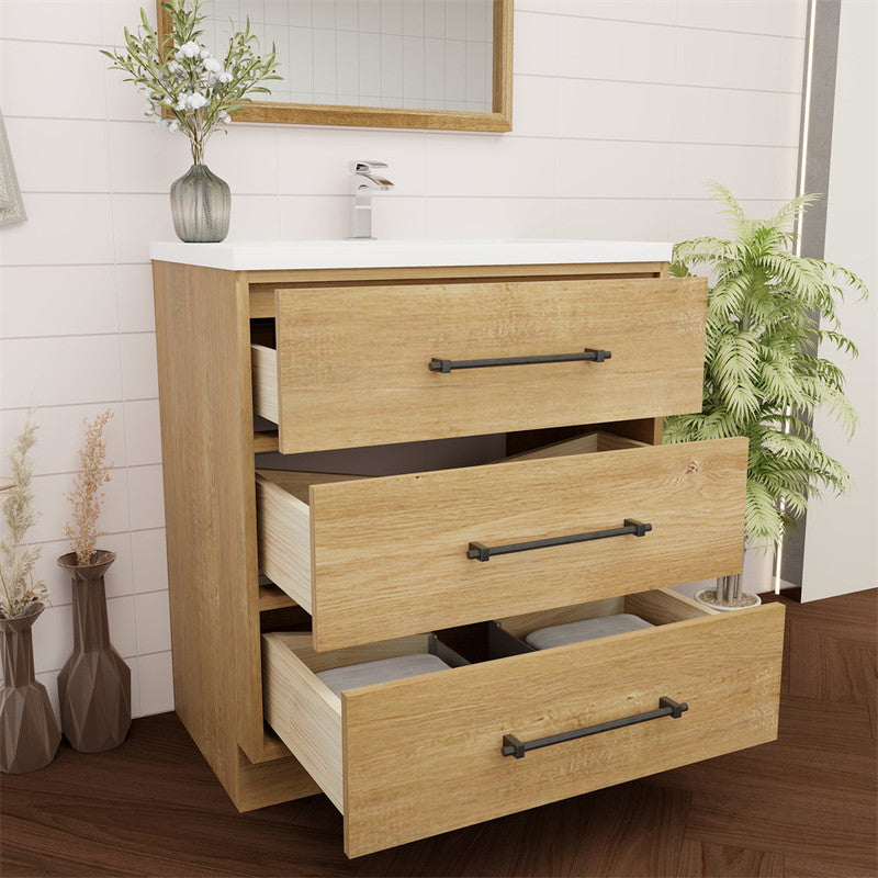 Arezzo 30" Single Sink Freestanding Bathroom Vanity