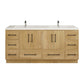 Arezzo 72" Double Sink Freestanding Bathroom Vanity