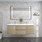 Amber 60“ Double Sink Floating Bathroom Vanity