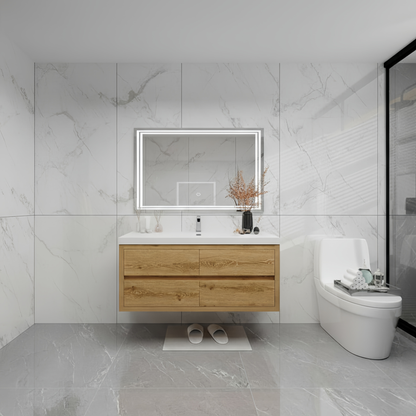 Elysia 48" Single Sink Floating Bathroom Vanity