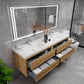 Elysia 72" Double Sink Floating Bathroom Vanity