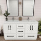 Arezzo 60" Double Sink Freestanding Bathroom Vanity