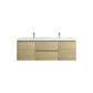 Amber 60“ Double Sink Floating Bathroom Vanity