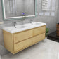 Erba 48" Double Sink Floating Bathroom Vanity