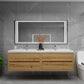 Elysia 72" Double Sink Floating Bathroom Vanity