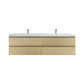 Amber 72“ Double Sink Floating Bathroom Vanity