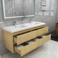 Erba 48" Double Sink Floating Bathroom Vanity