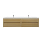 Elysia 84" Double Sink Floating Bathroom Vanity