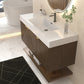 Karina 48" Fluted Floating Bathroom Vanity with Integrated Sink