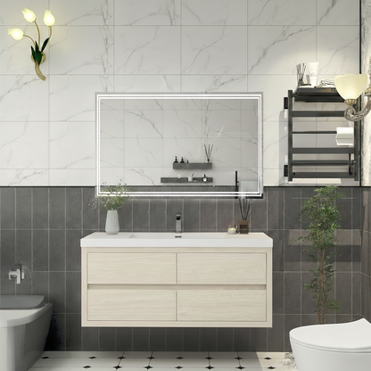 Elysia 48" Single Sink Floating Bathroom Vanity