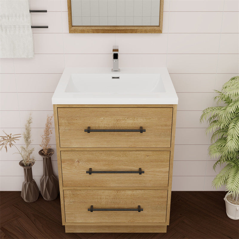 Arezzo 24" Single Sink Freestanding Bathroom Vanity