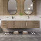 Boreal 84" Double Sink Floating Bathroom Vanity