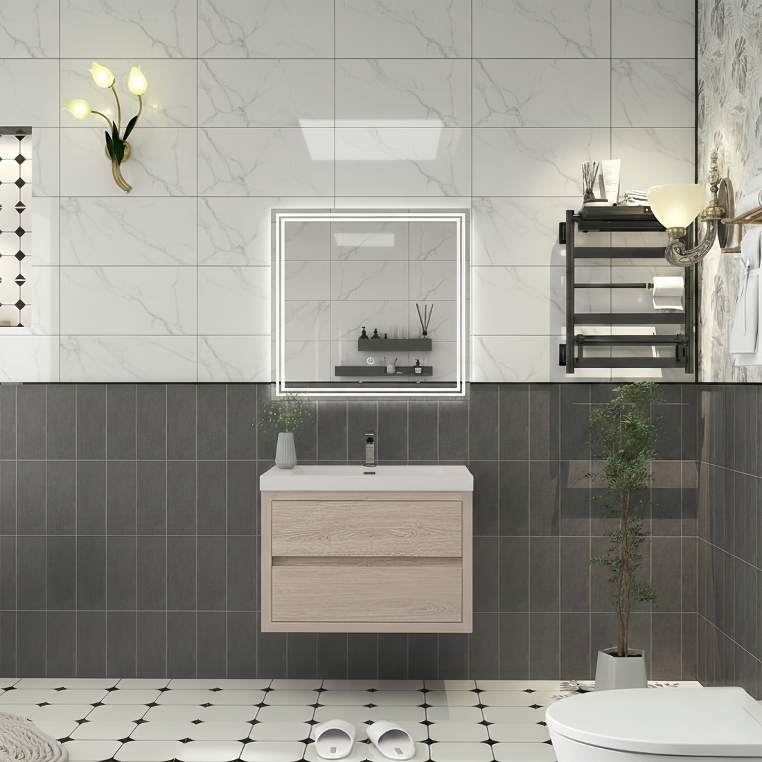 Elysia 30" Floating Bathroom Vanity