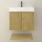 Karina 24" Fluted Floating Bathroom Vanity with Integrated Sink