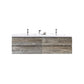 Amber 72“ Double Sink Floating Bathroom Vanity