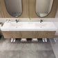 Boreal 84" Double Sink Floating Bathroom Vanity