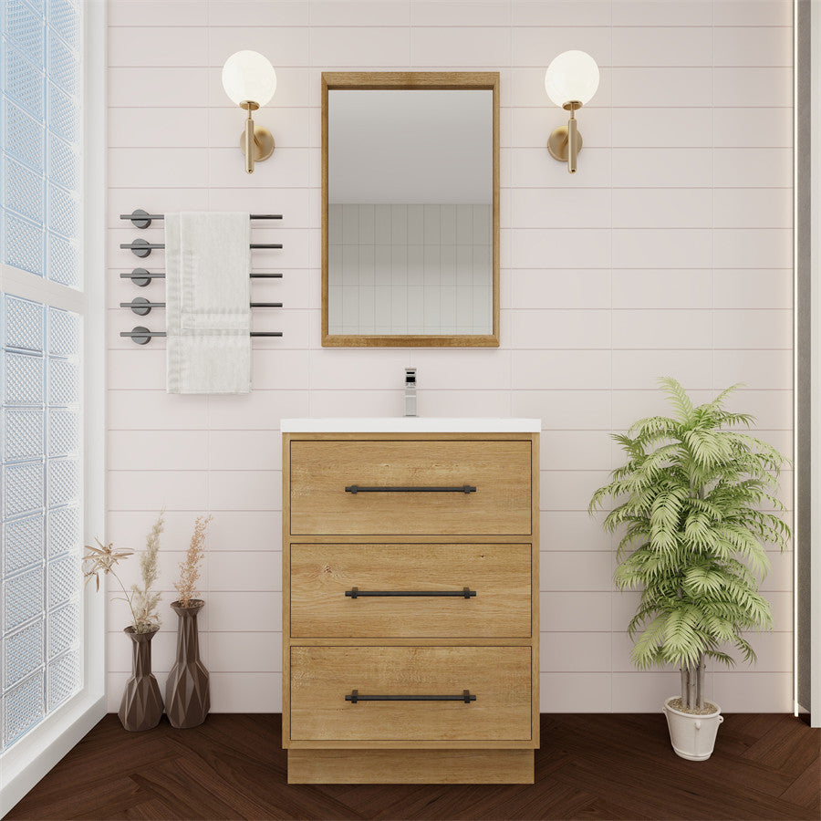 Arezzo 24" Single Sink Freestanding Bathroom Vanity