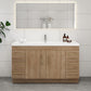 Aqua 60” Single Sink Freestanding Bathroom Vanity