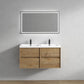 Fiora 48" Double Sink Floating Bathroom Vanity