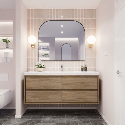 Erba 60" Single Sink Floating Bathroom Vanity