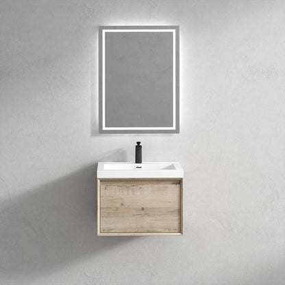 Nordic 24” Single Sink Floating Bathroom Vanity