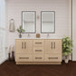 Arezzo 60" Double Sink Freestanding Bathroom Vanity