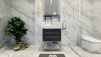 Boreal 24" Freestanding Bathroom Vanity | Compact & Stylish