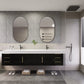 Boreal 84" Double Sink Floating Bathroom Vanity