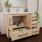 Arezzo 42" Single Sink Freestanding Bathroom Vanity (Right Side Drawers)