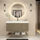Karina 48" Fluted Floating Bathroom Vanity with Integrated Sink