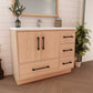 Arezzo 42" Single Sink Freestanding Bathroom Vanity (Right Side Drawers)