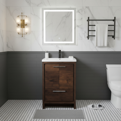 Lucia 24" Classic Freestanding Bathroom Vanity