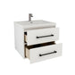 Arezzo 24" Solid Wood Floating Bathroom Vanity
