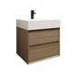 Halo 24” Single Sink Floating Bathroom Vanity