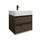 Halo 24” Single Sink Floating Bathroom Vanity