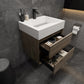 Halo 24” Single Sink Floating Bathroom Vanity