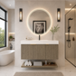 Karina 42" Fluted Floating Bathroom Vanity with Integrated Sink