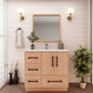 Arezzo 36" Single Sink Freestanding Bathroom Vanity (Left Side Drawers)