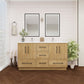 Arezzo 60" Double Sink Freestanding Bathroom Vanity