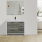 Lucia 42" Classic Freestanding Bathroom Vanity (Right Drawers)