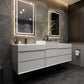 Halo 80“ Double Sink Floating Bathroom Vanity