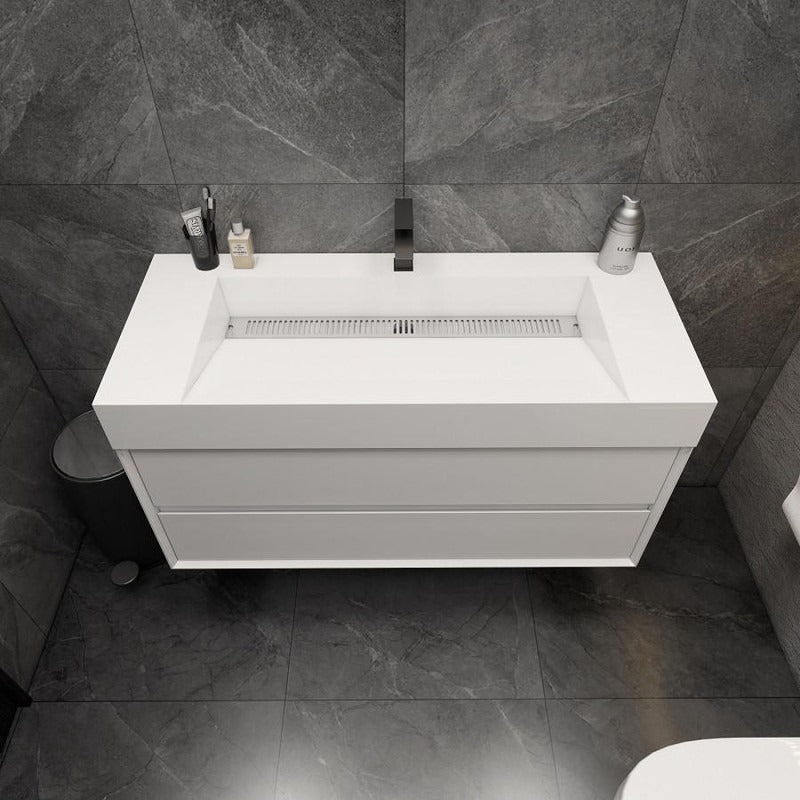 Halo 48“ Single Sink Floating Bathroom Vanity